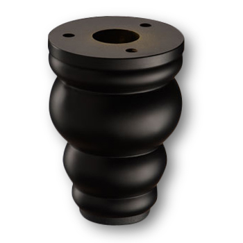 Picior negru reglabil H 8 cm