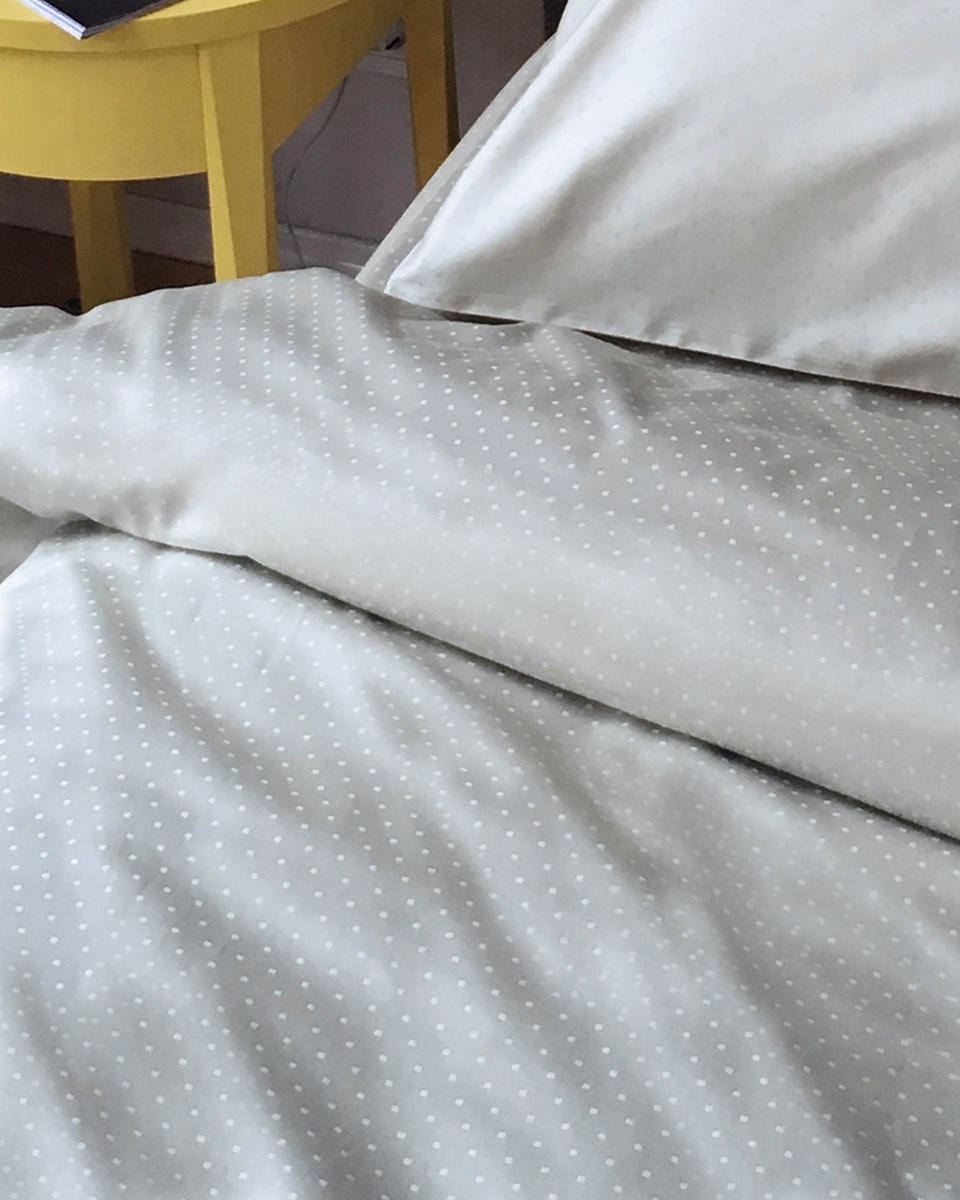 Cearshaf pentru plapuma premium woven cotton sateen geometry grey