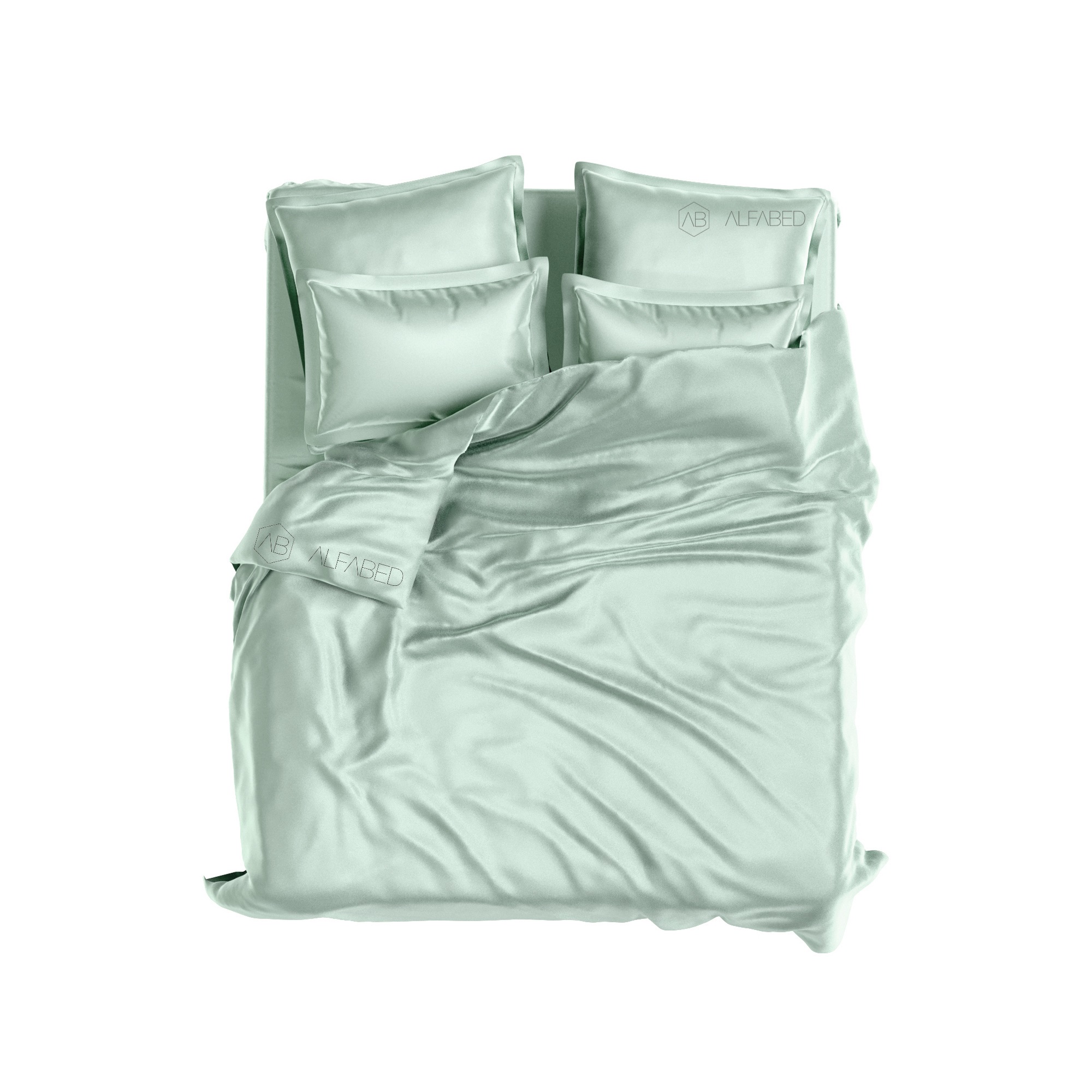 Set Royal Cotton Sateen Aqua