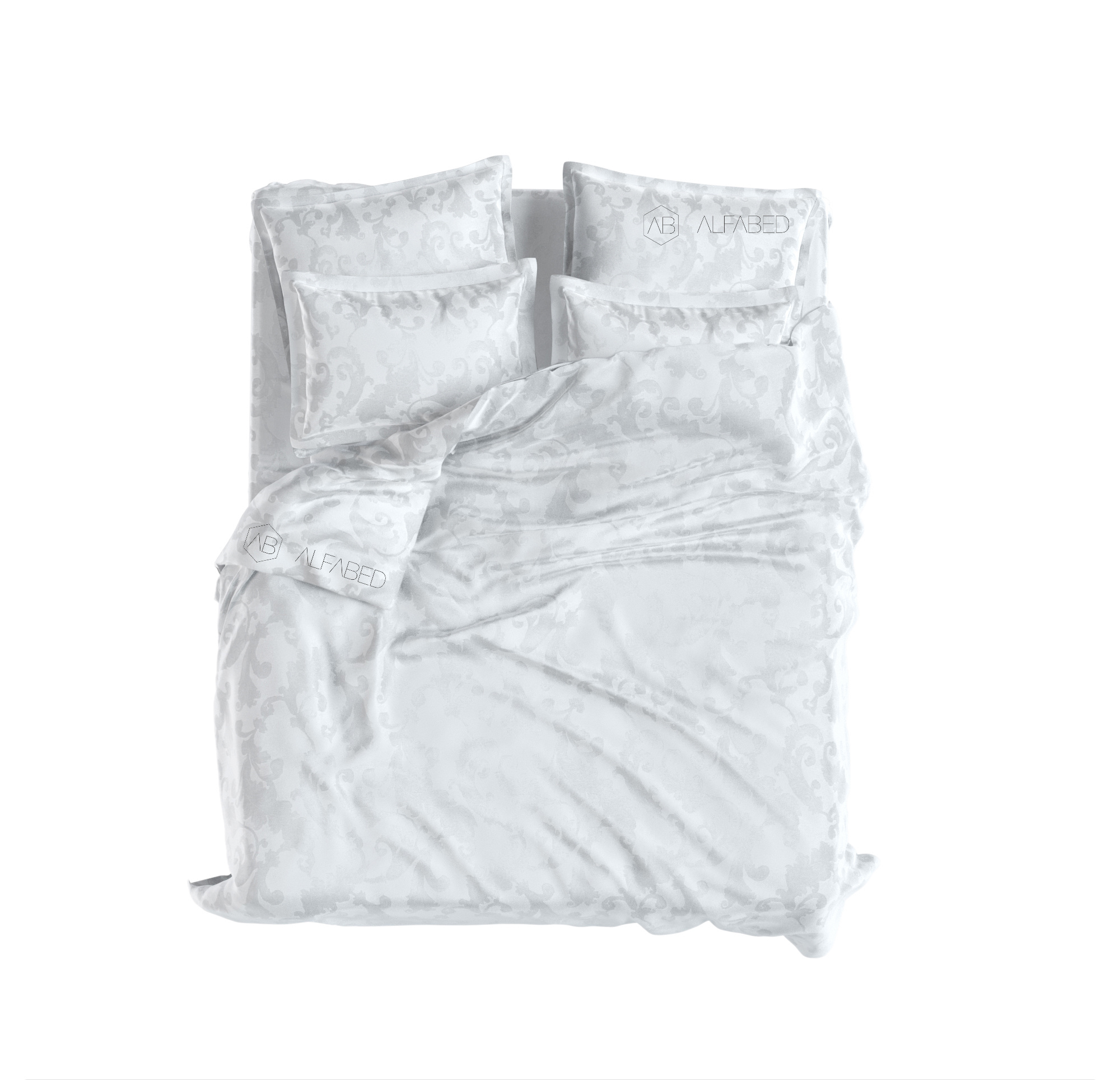 Set Lux Jacquard Bumbac Clasic Francez