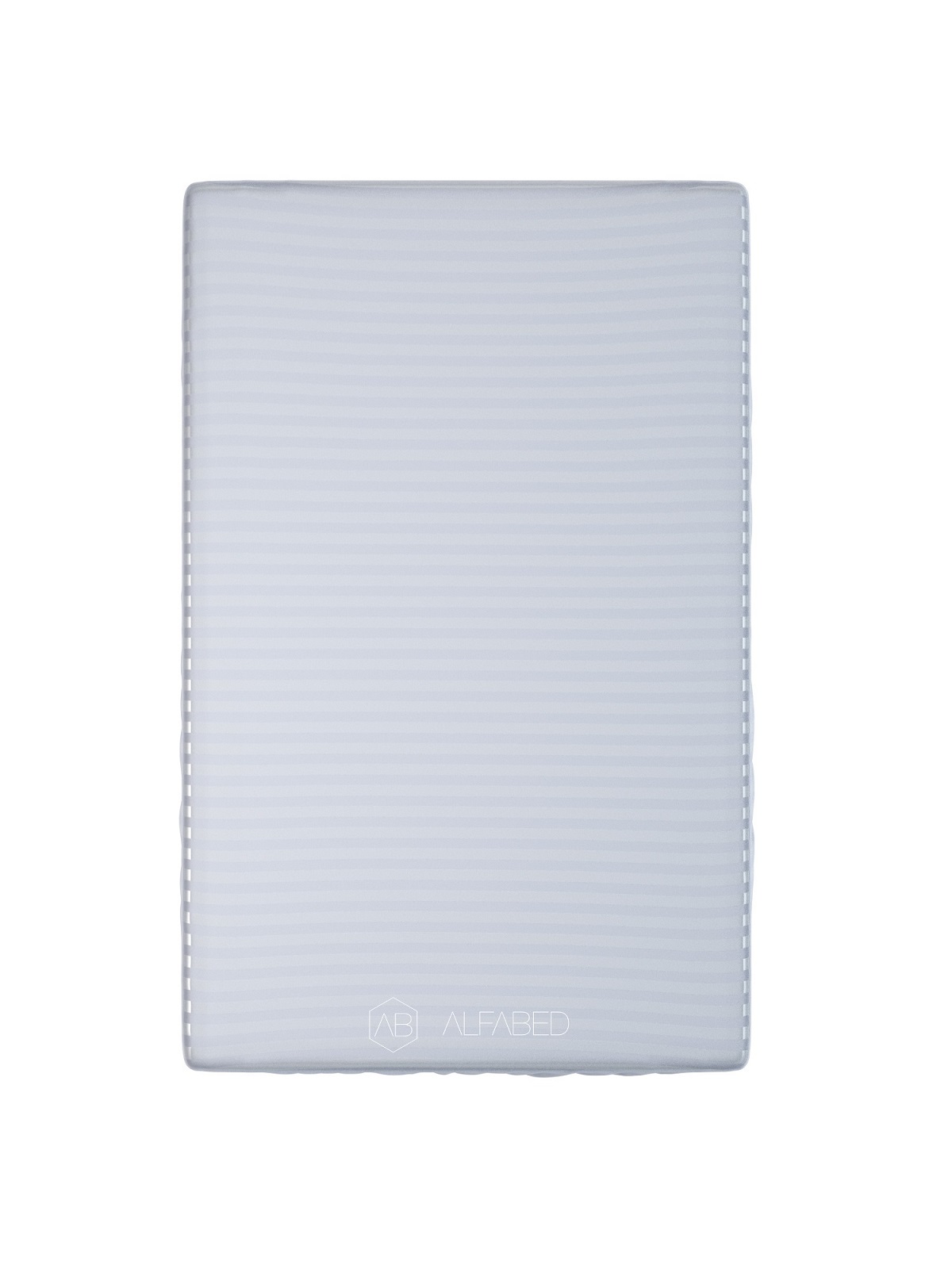 Uni-Sheet Premium Woven Cotton Sateen Stripe Grey H H-0 (без резинки)