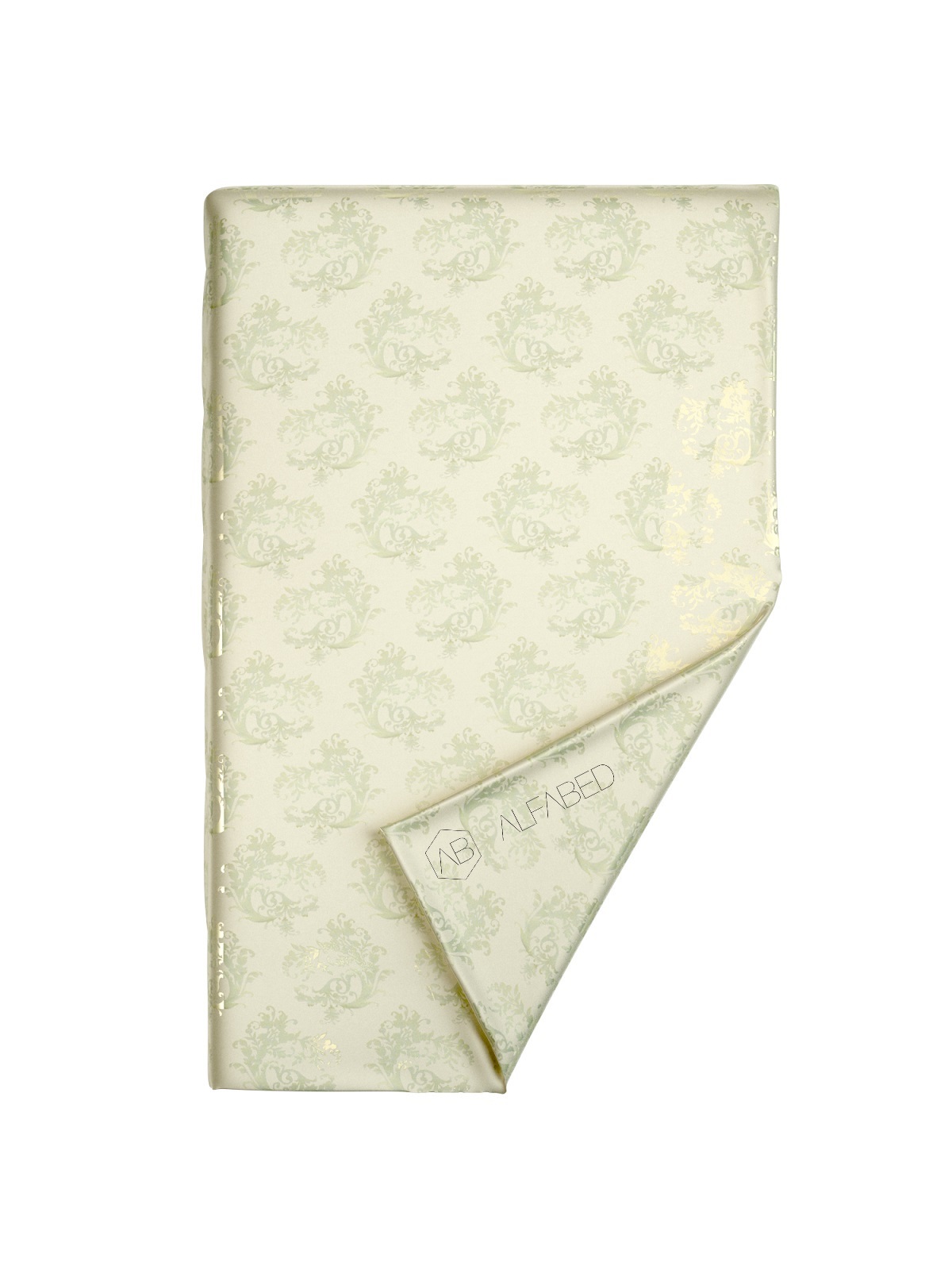 Cearshaf pentru plapuma lux double face jacquard modal vineyard cream f1 zip