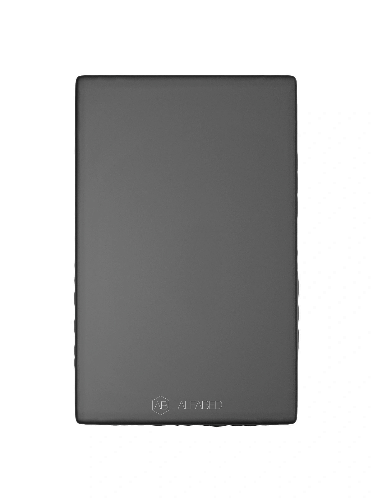 Uni sheet royal cotton sateen graphite h 0 bez rezinki