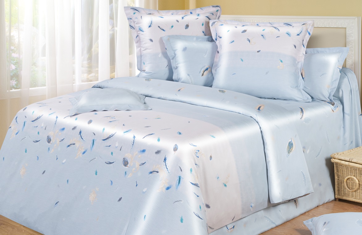 Set Lenjerie ALFABED Exclusive 100% Modal Eucalyptus Feathers
