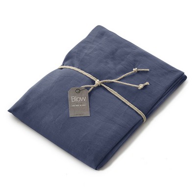 Cearshaf pentru plapuma italian linen col 117 quetzal temno siniy