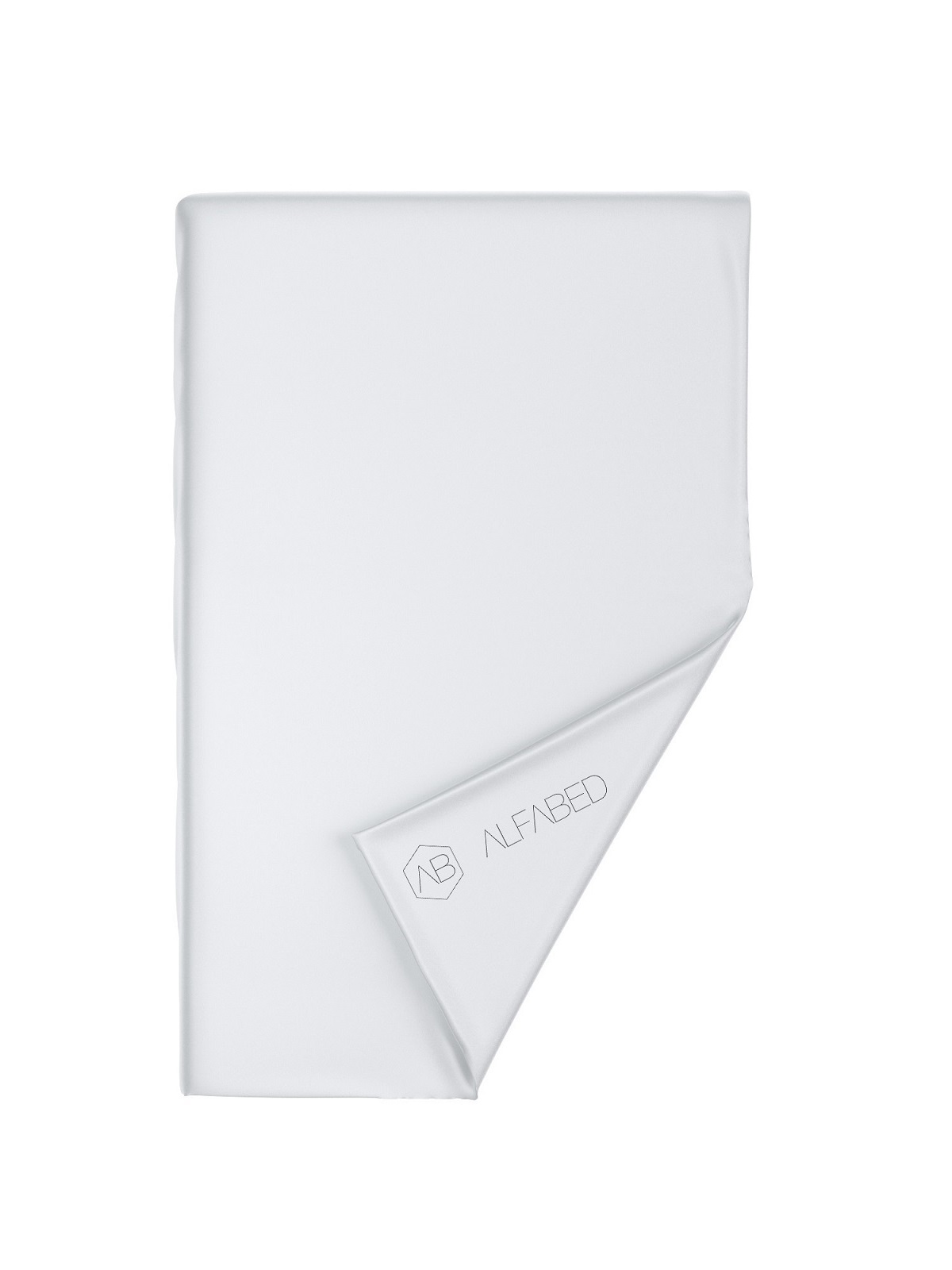 Cearshaf pentru plapuma premium cotton sateen white f1