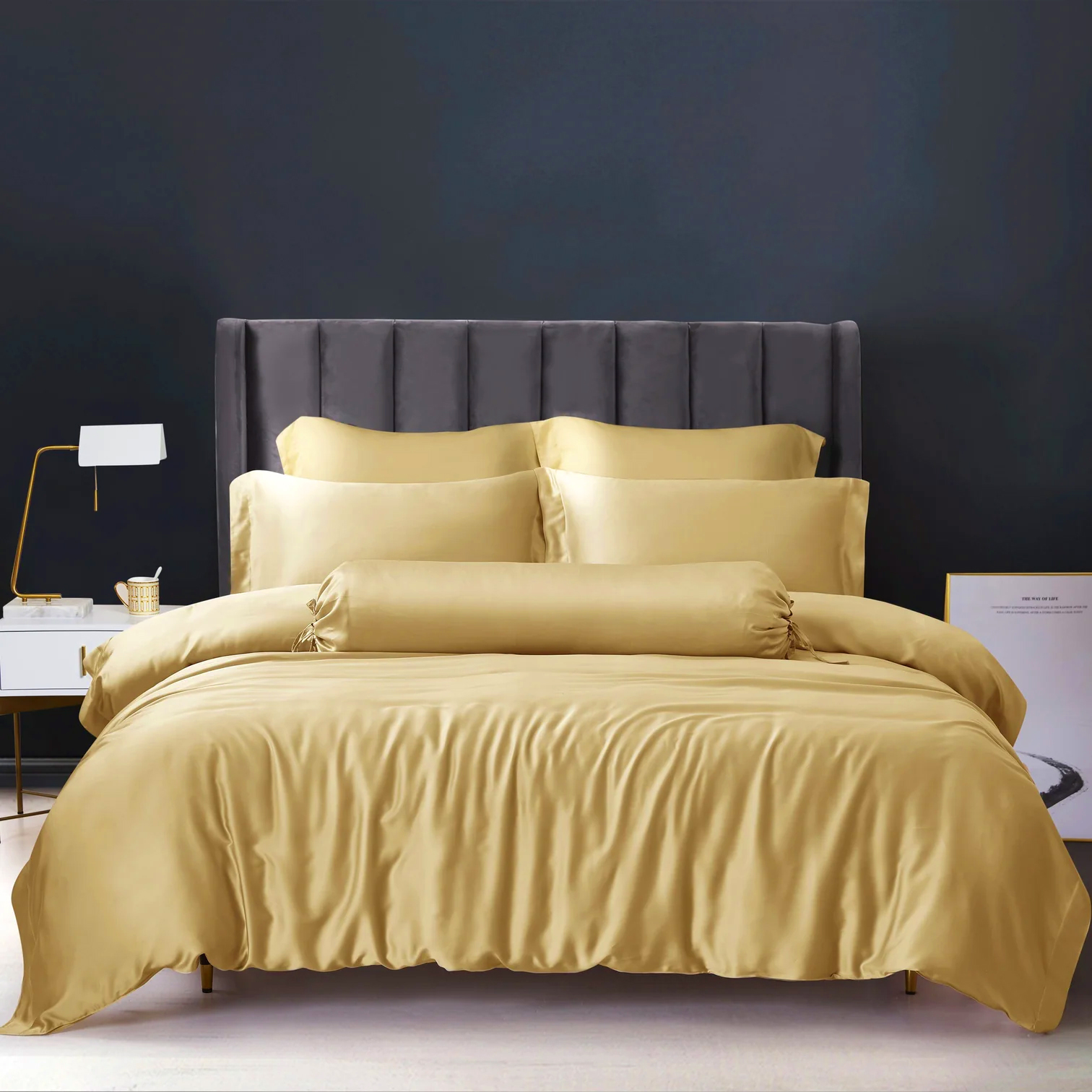 Set Lenjerie ALFABED Exclusive Modal Gold