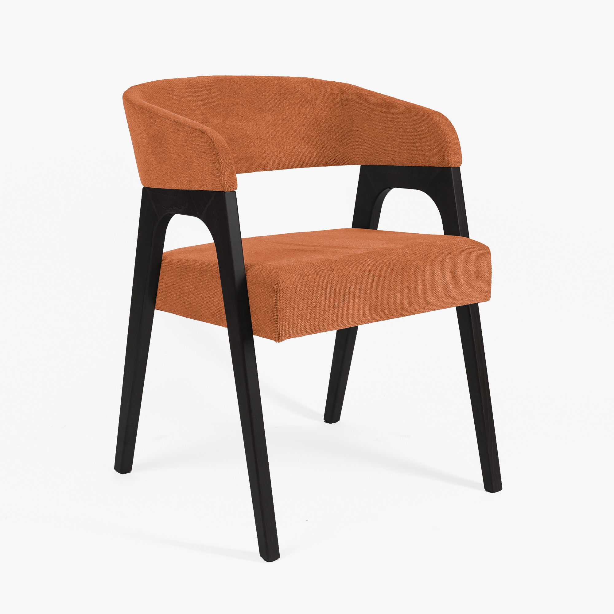 Берн кирпичная ткань, массив бука (цвет черный) для кафе, ресторана, дома, кухни