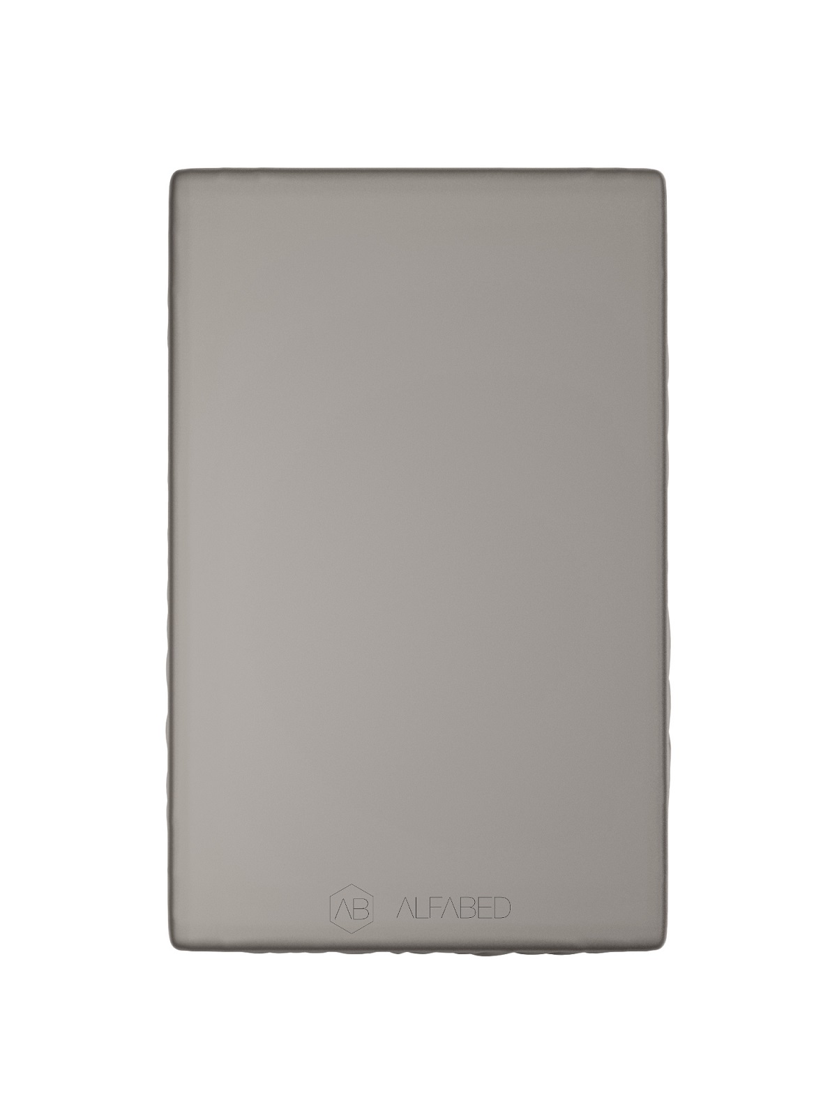 Uni sheet premium cotton sateen warm grey h 0 bez rezinki