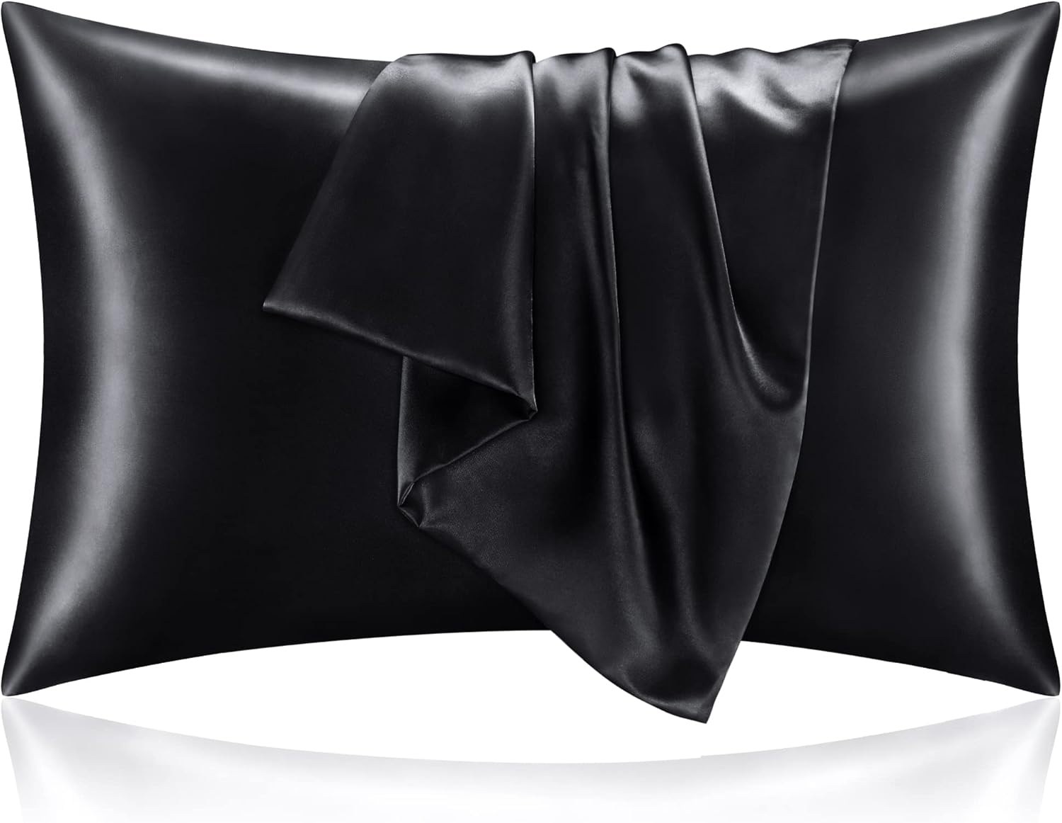 Fata De Perna 100% Matase Sexy Negru