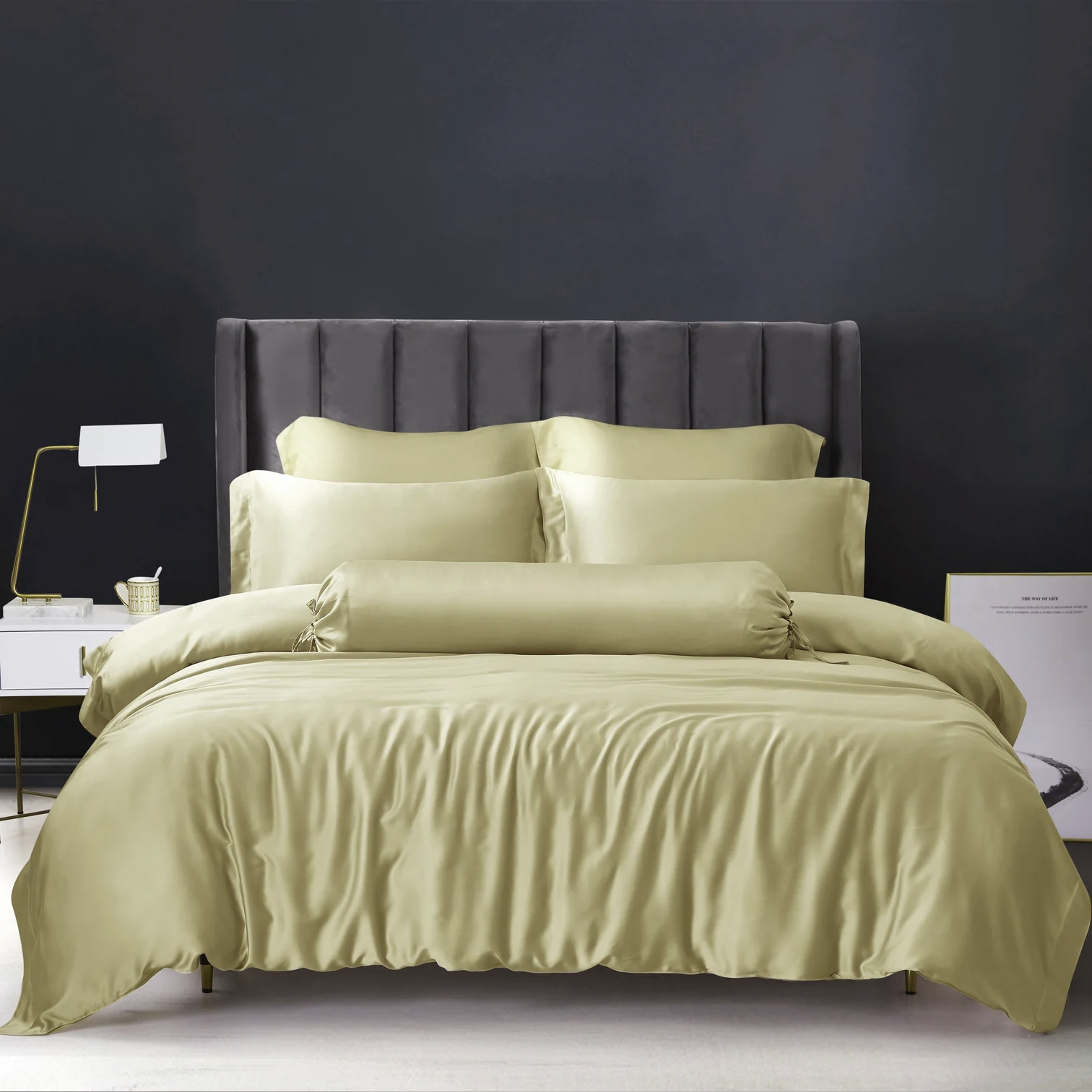 Set lenjerie ALFA BIO model exclusiv șampanie