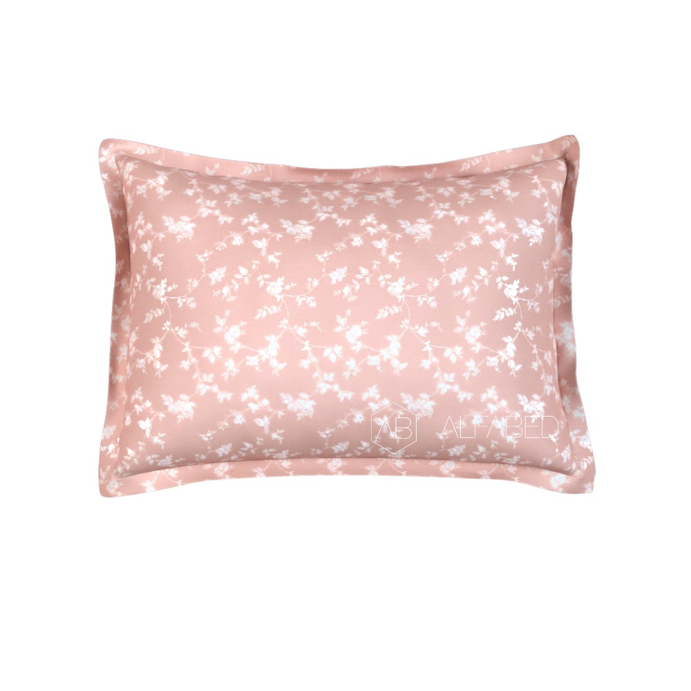 Pillow Case Lux Double Face Jacquard Modal Provance Peach 3/4