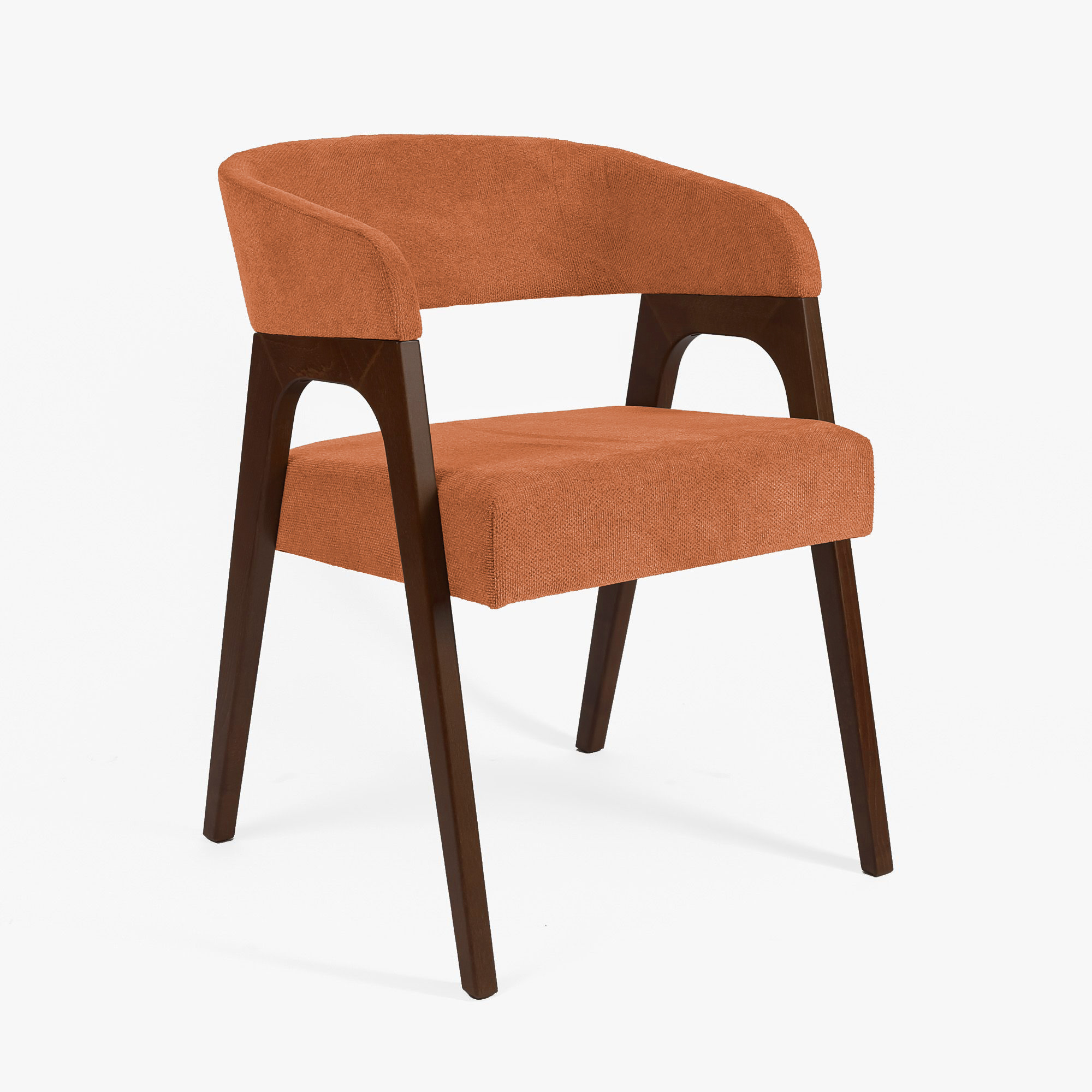 Берн кирпичная ткань массив бука (цвет темный орех) для кафе, ресторана, дома, кухни