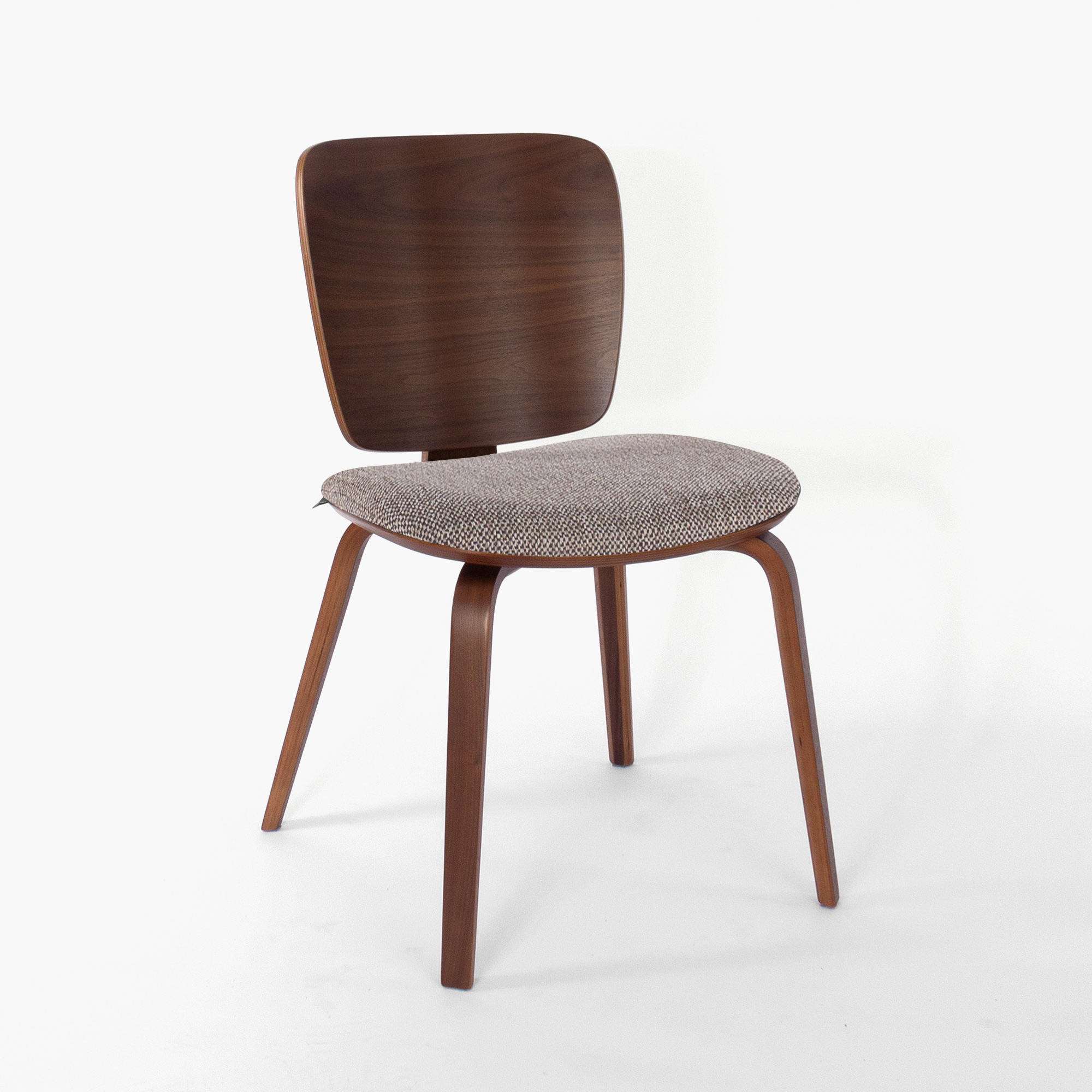 Модена бежево-коричневая ткань дерево (орех) для кафе, ресторана, дома, кухни