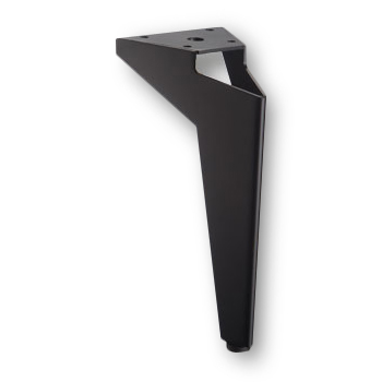 Design picior negru H 17,5 cm
