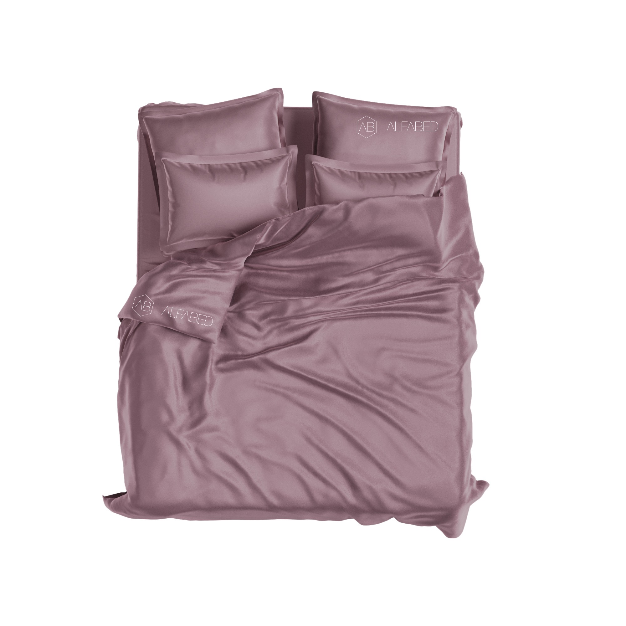 Set Premium Cotton Sateen Plum