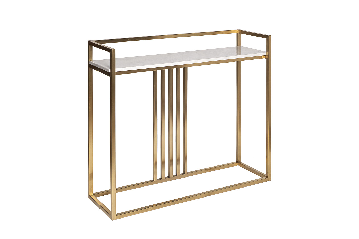 Консоль Misty Nuova иск.мрам/мат.зол 47ED-182KONS-ZOL1