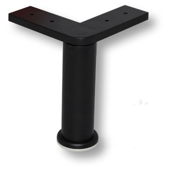 Picior colț tradițional negru H 15 cm