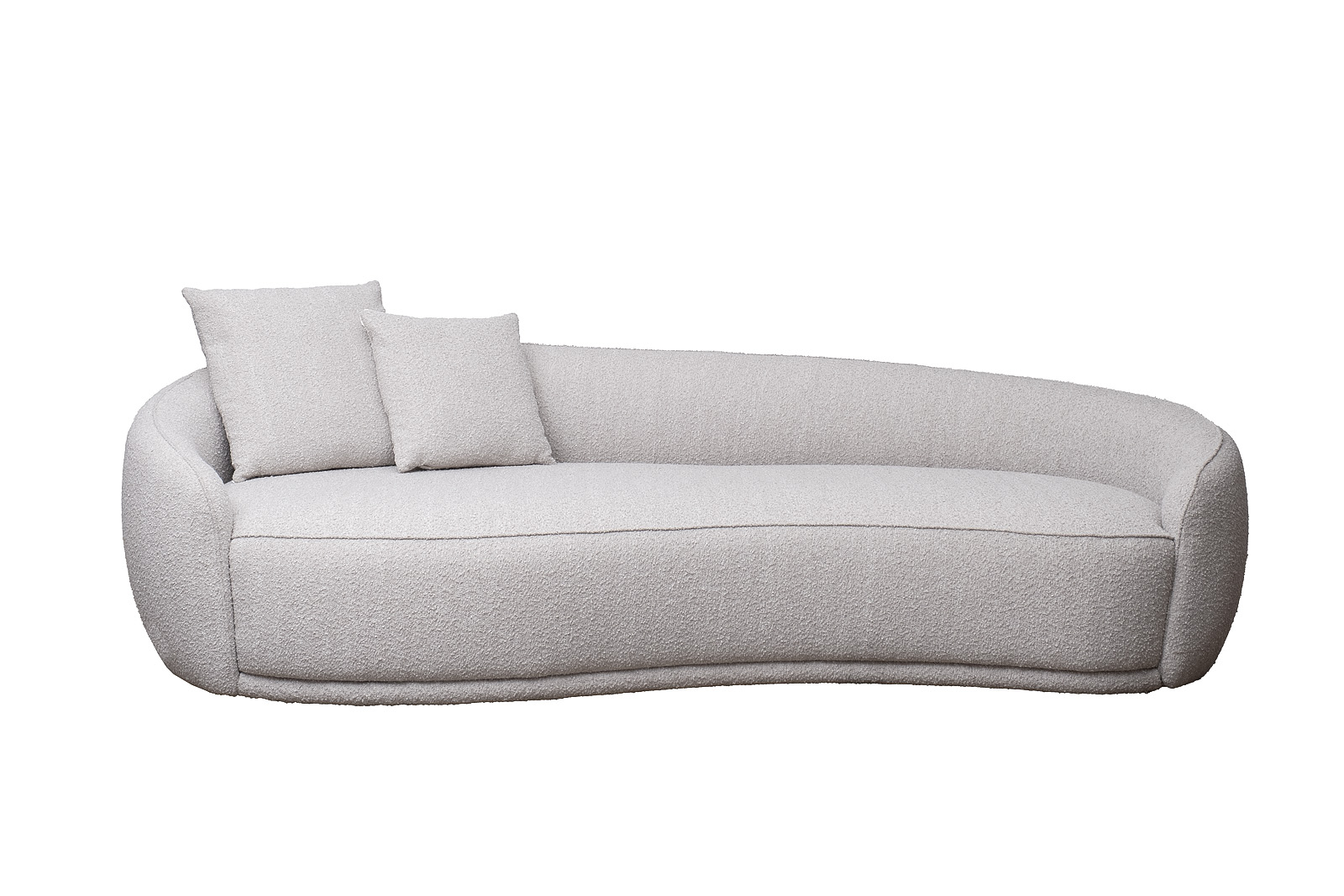 Диван трехместный GD/Toulon (левый) бежевый букле Orso BEG 