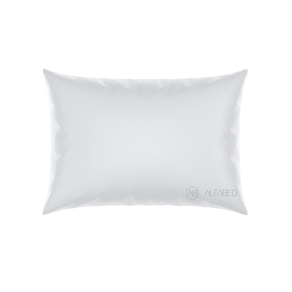 Pillow Case Premium Cotton Sateen White Standart 4/0