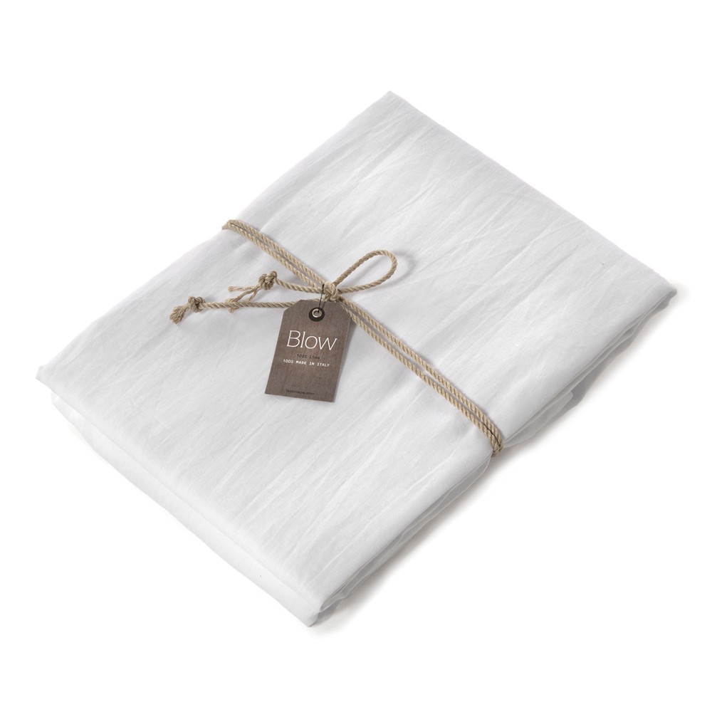 Cearshaf pentru plapuma italian linen col a bianco belyy