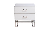 Товар Тумба 2 ящика белая/хром KFG085-NI добавлен в корзину