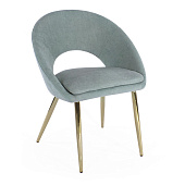 Товар Милан мятная ткань ножки под золото для кафе, ресторана, дома, кухни добавлен в корзину