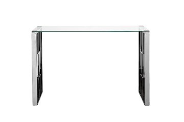 Консоль прозр.стекло/хром 47ED-08200