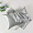 Pillow Case 100% Silk Sparkling Silver 3714465