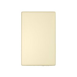Uni sheet premium cotton sateen cream h 0 bez rezinki