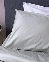 Fata de perna premium woven cotton sateen geometry grey standart 4 0