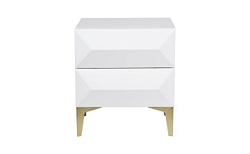 Тумбочка белая 50*45.5*57 см 40AD-CB251