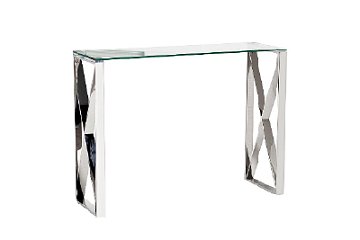 Консоль прозр.стекло/хром 47ED-CST008/80