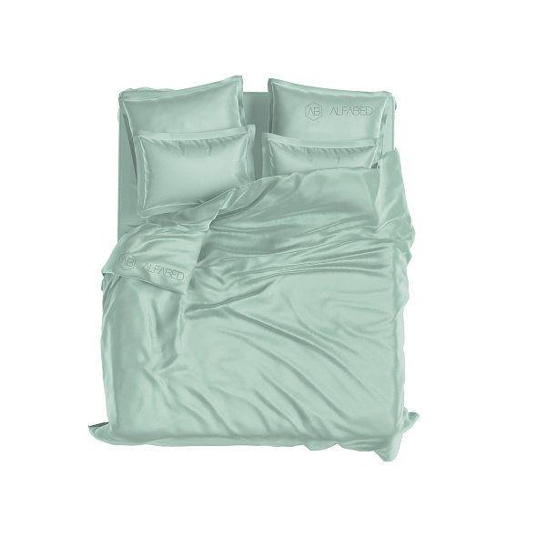 Set Royal Cotton Sateen Aquamarine