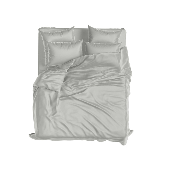 Set Royal Cotton Sateen Cold Grey