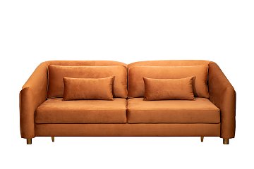 Диван Trevi 230М(К) трехм раскл с кантом терракотовый Colt006 
