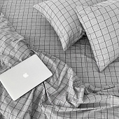 Товар Duvet Cover Washed Cotton Grey Denim Square добавлен в корзину