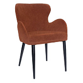 Товар Морган светло-коричневая экокожа ножки черные для кафе, ресторана, дома, кухни добавлен в корзину