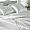 Fitted Sheet 100% Silk Sparkling Silver 3714554