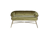 Товар Диван двухм.Vis-a-vis велюр оливков. 30C-2019 OLV GO добавлен в корзину