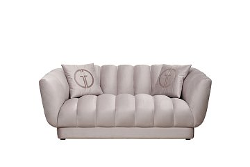 Диван Fabio двухмест. велюр бежевый Colt1001-SERROS 