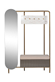 Товар Тумба с зеркалом 124*33,5*176см 40AD-00129 добавлен в корзину
