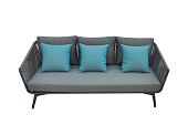 Товар Диван трехместный "ARIAL" уличный серый 129KN-02613 добавлен в корзину