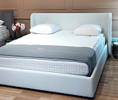 В корзине ALFABED POSH BOX Pat Cu Mecanism De Ridicare White Leather