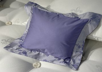 Pillow Case Premium Cotton Sateen Lavanda / Flange Provance Violet