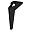 Ножка Design Black H 17,5 cm 3688078