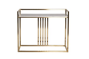 Консоль Misty Nuova иск.мрам/мат.зол 47ED-182KONS-ZOL