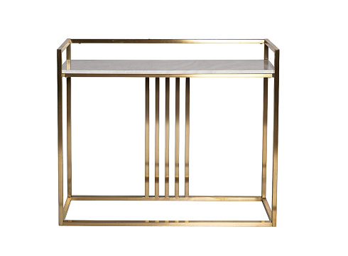 Консоль Misty Nuova иск.мрам/мат.зол 47ED-182KONS-ZOL