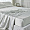 Fitted Sheet 100% Silk Sparkling Silver 3580536