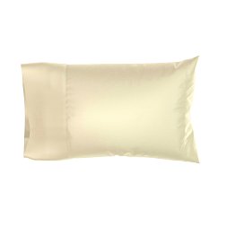 Pillow Case Premium Cotton Sateen Cream Hotel H 4/0